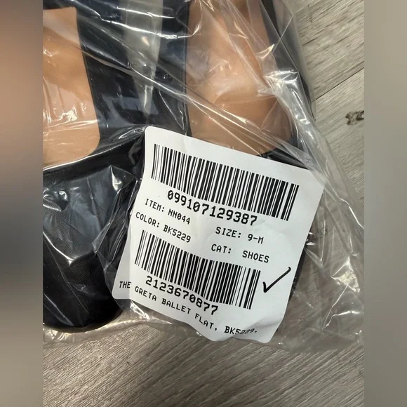 MADEWELL THE GRETA BALLET IN Black Leather NN044 - Picture 4 of 4